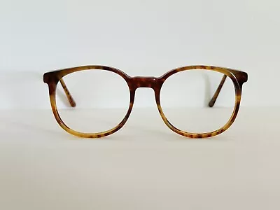 Vintage Ralph Lauren POLO Eyeglasses Tortoise Round Frames 1980's Italy 25 FLEX • $65