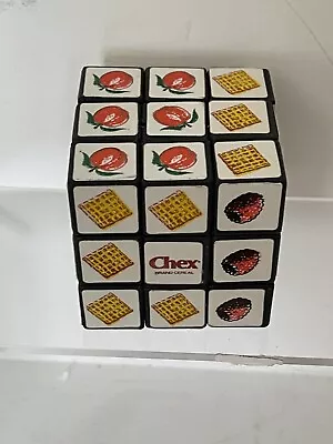 Vintage 1980’s Ralston Purina CHEX CEREAL MIX Fruit Rubix Cube Premium In Box! • $10