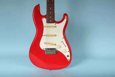 $499 • Buy Vintage 1980s Squier Bullet 1 One Made In Korea Ferrari Red MIK Electric Guitar