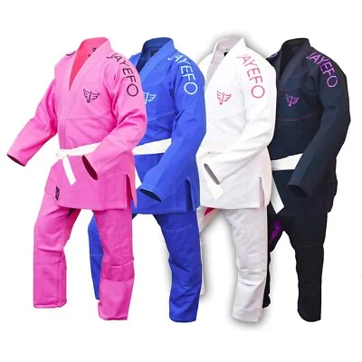 Womens Bjj Gi Brazilian Jiu Jitsu Gi Kimonos Adult Uniform Free Belt Ladies Ufc • $34.99
