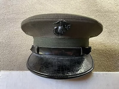 US Marine Corps USMC Alpha Dress Uniform Barracks Cover Hat Cap Green 6 3/4 WBox • $12.99