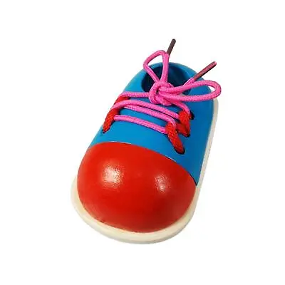 Shoe Lace Training Toy Learning Toy Learn To Tie Shoelaces Teaching Aids • £6.01