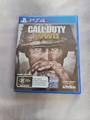 COD Call Of Duty WWII PS4 Game USED • $35