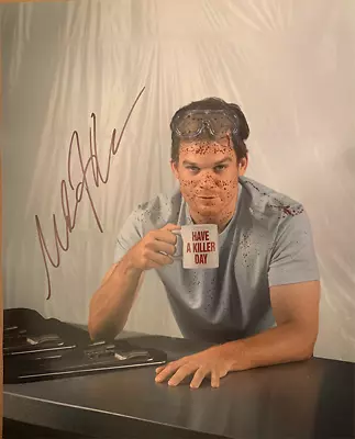 Michael C Hall Dexter Hand Signed Poster Sized 16X20 Autograph Photo COA • $160