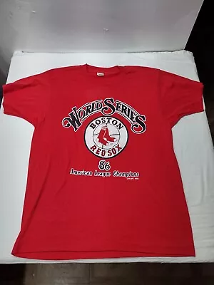 Vintage 1986 Boston Red Sox T-Shirt Men's L World Series  • $1.99
