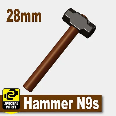 Hammer N9 Police Sledge Hammer Compatible With Toy Brick Minifigures SWAT • $1.69