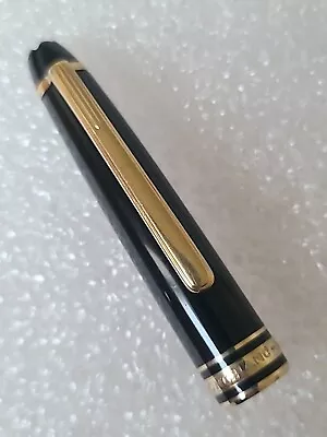 Montblanc Vintage 163 Black Gold Trim Rollerba Pan Cap Nice Working • $85