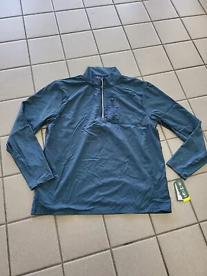 NWT Men's XL MTA Sport Quarter Zip Jacket Windbreaker Fast Dri Stretch Nice! • $19.99