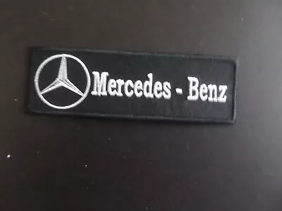 Mercedes-benz Automotive Embrodiered Iron On Patch 1-1/2 X 4-5/8  Free Tracking  • $4.35