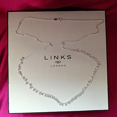 Links Of London Silver Long Effervescence Bubble Necklace New In Box • £149.99