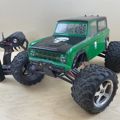 $61 • Buy Traxxas TRX Off-Road Monster Truck RC Nitro Car TMAXX 2.5  4x4 Gas Bronco AS IS