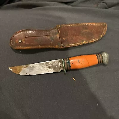 Vintage Ka-bar Fixed Blade Knife Read Desc • $60