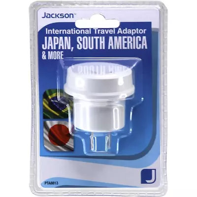 $15.99 • Buy Jackson Japan And South America Outbound Travel Adaptor 2 Pin