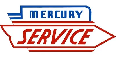 Mercury Outboard Boat Motors Service NEW Sign: 12x24  Lg. Size - USA Steel • $64.88