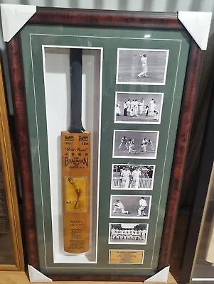Don Bradman Nsw And Australian Xi Signed Sykes Cricket Bat Rare 1 Of 25 • $1999.99