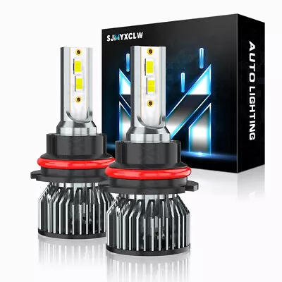 Parts Accessories Fit For Ford 6500K 9007 LED Headlight Hi/Low Beam Bulbs Kit • $26.99
