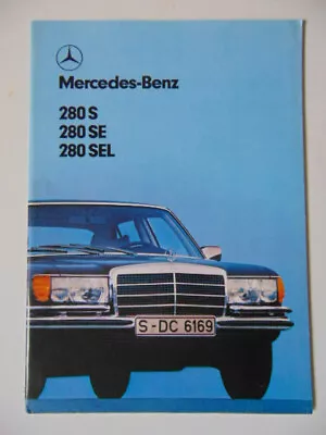 Original 1979 Mercedes Benz 280S 280SE 280SEL Brochure - German Version • $15