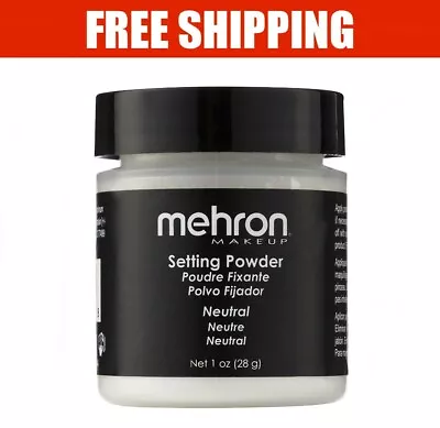 Halloween Makeup - Mehron Makeup Setting Powder (1 Oz) (Neutral) - Free Shipping • $7