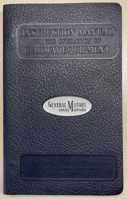 $100 • Buy ElectroMotive Division F3 Locomotive Operting Manual - Pristine 1948 With Bonus!