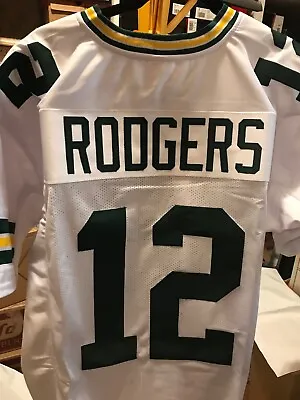 UNSIGNED  Aaron Rodgers #12 Sewn Stitched  Jersey Size Large • $29.95