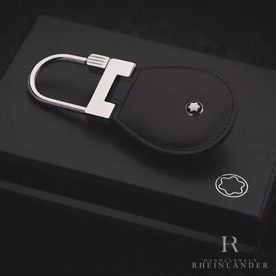 Montblanc Leather Goods Meisterstück Key Fob Black Schlüsselanhänger ID 14085 • $199