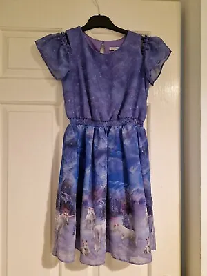 £4.25 • Buy Blue Zoo Purple Unicorn Dress Age 11