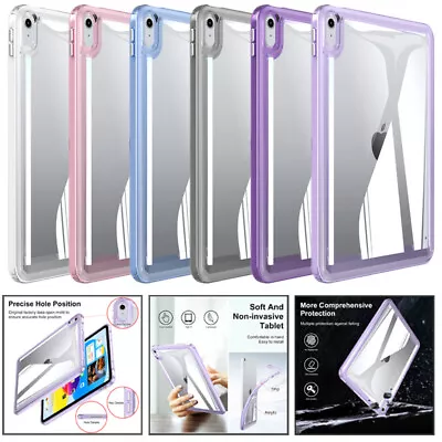 Shockproof Clear Case Heavy Duty Cover For IPad 10th 9th 8th 7th 6th Gen Air 3 4 • $15.99