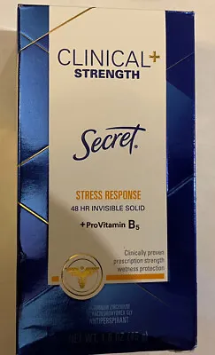 £13.99 • Buy Secret Clinical Strength Protection Antiperspirant Deodorant Stress Response
