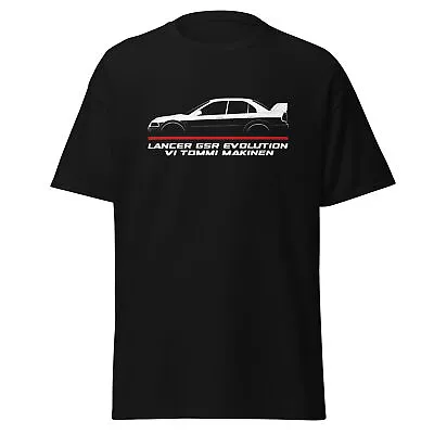 Premium T-shirt For Mitsubishi Lancer GSR Evolution VI 2000 Car Enthusiast • $19.95