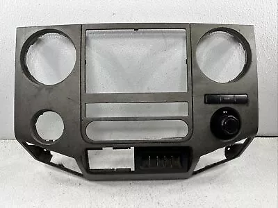 ✅ 2011 2012 Ford F250 F350 Super Duty GRAY Center Dash Radio Trim Bezel Panel • $75