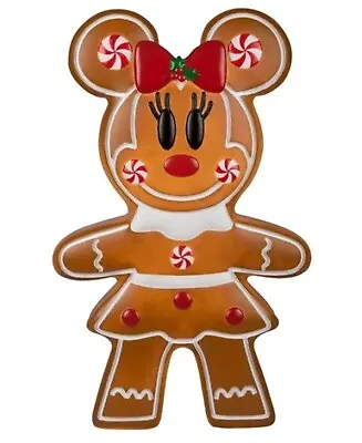 24  Gingerbread Minnie Mouse Christmas Outdoor Décor Blow Mold LED Lighted • $50
