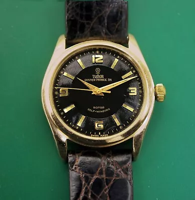 Vintage 1950's Tudor By Rolex  Automatic Black Dial Men's 34mm Watch Ref. 7909 • $2999