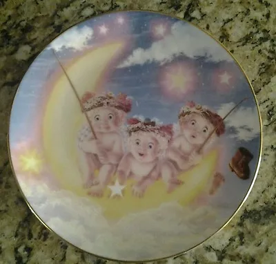 £13.54 • Buy Hamilton Collection 'By The Light Of The Moon' Dreamsicles Angel Plate- NEW NIB 