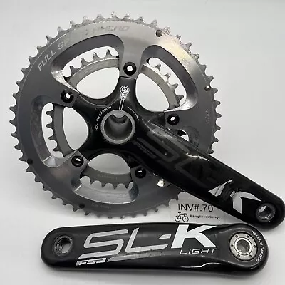 FSA SL-K Light Carbon 50/34T 170mm BB30 Crankset • $125