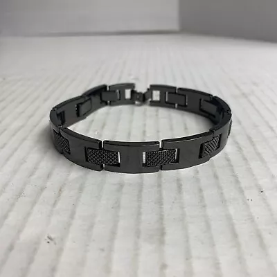 Men’s Tungsten Carbide Therapy Bracelet 8” • $40