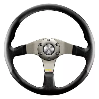 Momo For Tuner Steering Wheel 350 Mm - Black Leather/Red Stitch/Anth Spokes • $229