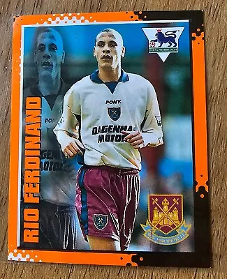 Merlin 1997 Premier League Kick Off - Rio Ferdinand West Ham Utd Rookie #171  • £4
