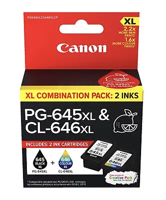 $39 • Buy Canon 645 XL & 646 XL Ink Cartridge Value Pack Genuine