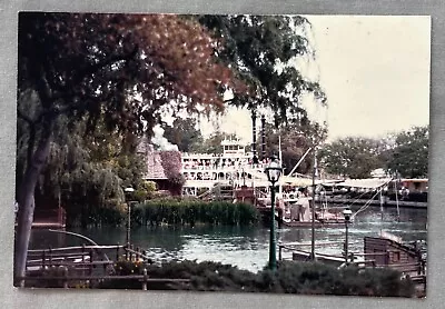 DISNEYLAND Vintage PHOTO Rivers Of America MARK TWAIN RIVERBOAT Keel Boat • $9.99