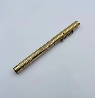 Mabie Todd Antique Gold Filled Swan Fountain Pen 4 3/4  • $350