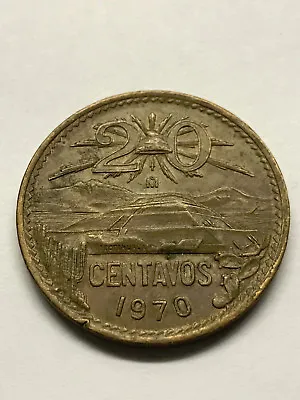 1970 Mexico 20 Centavos XF #10339 • $4.40