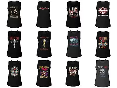 Pre-Sell Motley Crue Rock Music Licensed Ladies Women's Muscle Tank Top Shirt  • $25.75