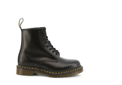 Dr. Martens Unisex Smooth Leather Combat Boot In Black (7 Women 6 Men) • $148.90