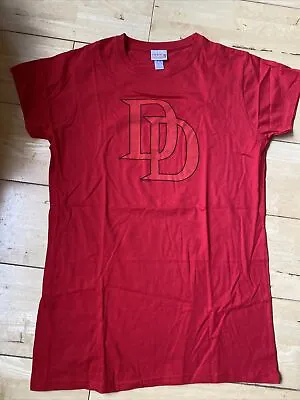 Red Marvel DD (Daredevil) T-shirt Ladies XL • £9.99