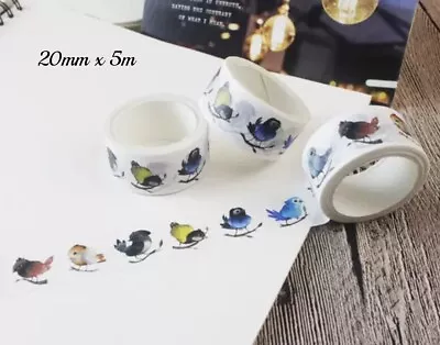 $3 • Buy Japan Washi Tape Birds 20mmx5m MT533