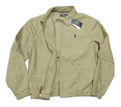 Polo Ralph Lauren Men's Luxury Beige Solid Bayport Windbreaker Jacket • $168