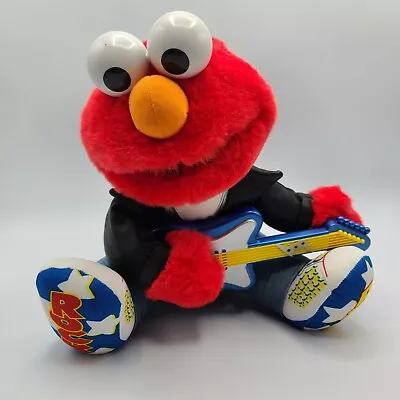 $19.99 • Buy Vintage 1997 TYCO Rock N’ Roll Elmo W/Gutair And Leather Jacket Shakes And Sings