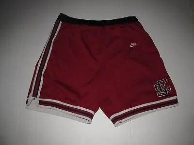 Vintage Team Nike Santa Clara Broncos Athletic Basketball Shorts Sz XL NCAA • $63.99