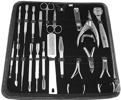 Manicure Pedicure Set Professional 20 In 1 Stainless Steel Nail Cutter Kit Tools • $84.99