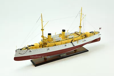 USS Olympia Protected Cruiser Handmade Wooden Ship Model 36  Scale 1/115 • $999